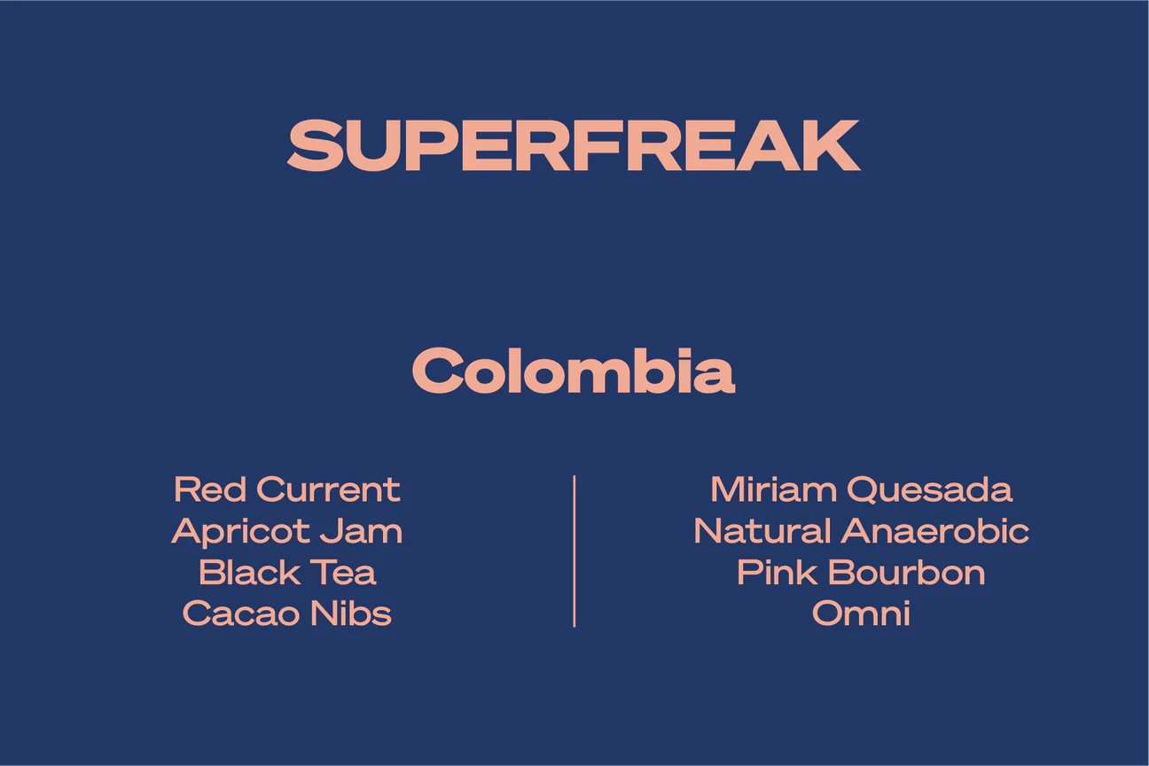 Wide Awake Superfreak - Colombia - Natural Anaerobic - Filter 250g
