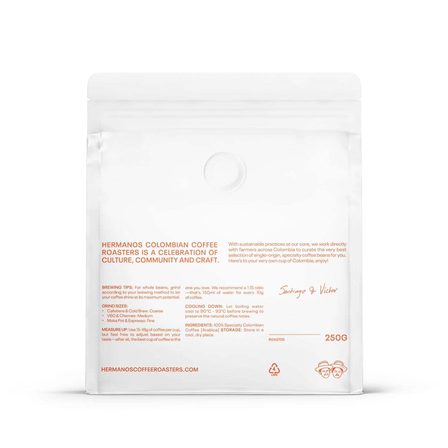 Hermanos Siberia - Ombligon Washed (Yeast Extended Fermentation) 250G