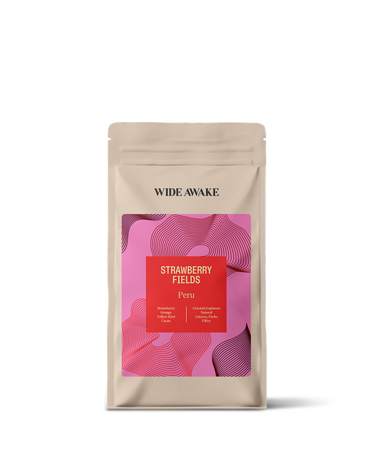 Wide Awake Strawberry Fields - Peru - Natural - Filter 250g