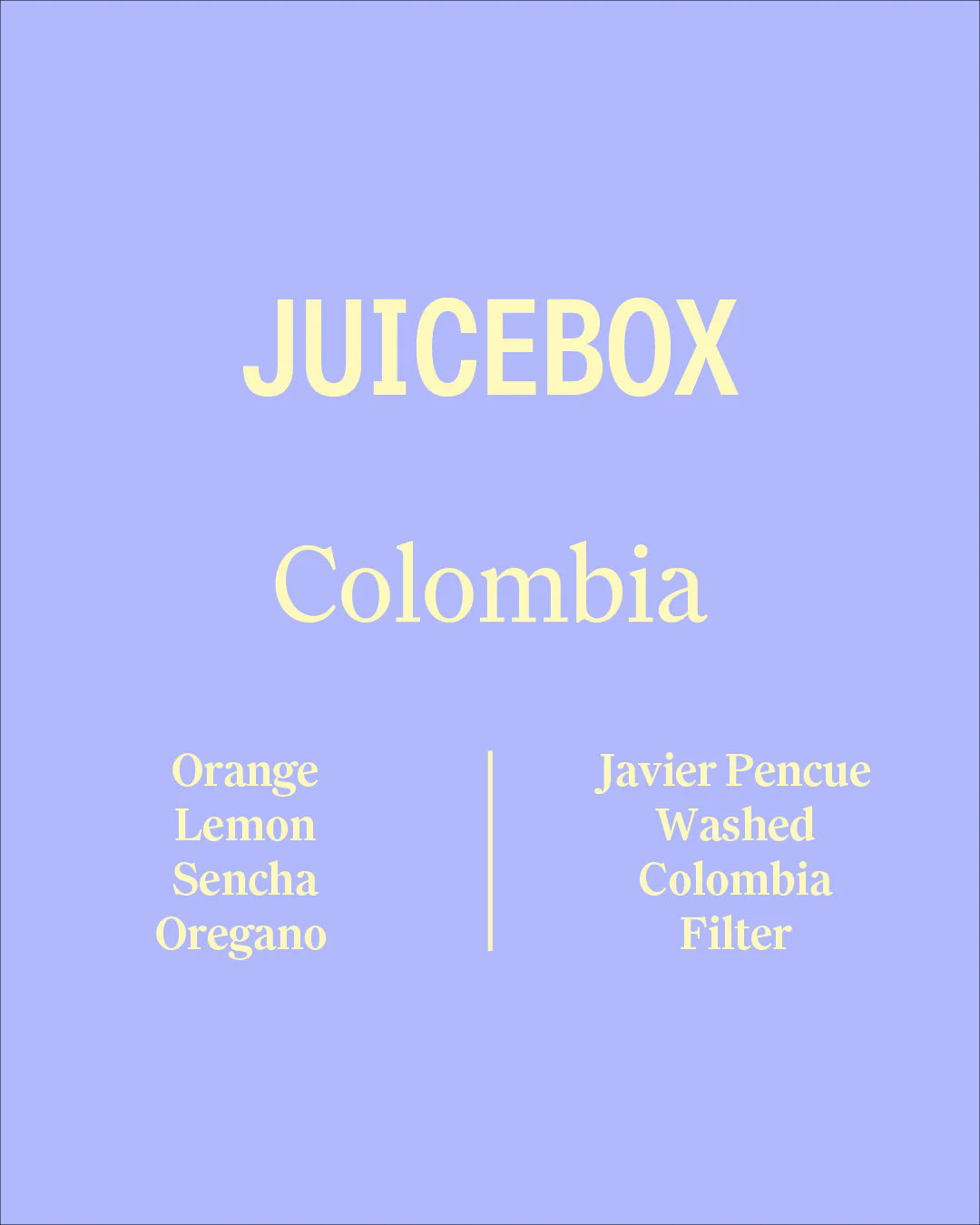 Wide Awake Juicebox - Colombia - Washed - Filter 250g