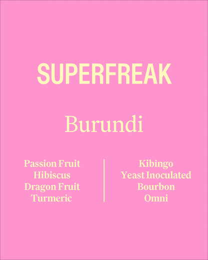 Wide Awake Superfreak - Burundi - Yeast Inoculated Dry Natural - Filter 250g