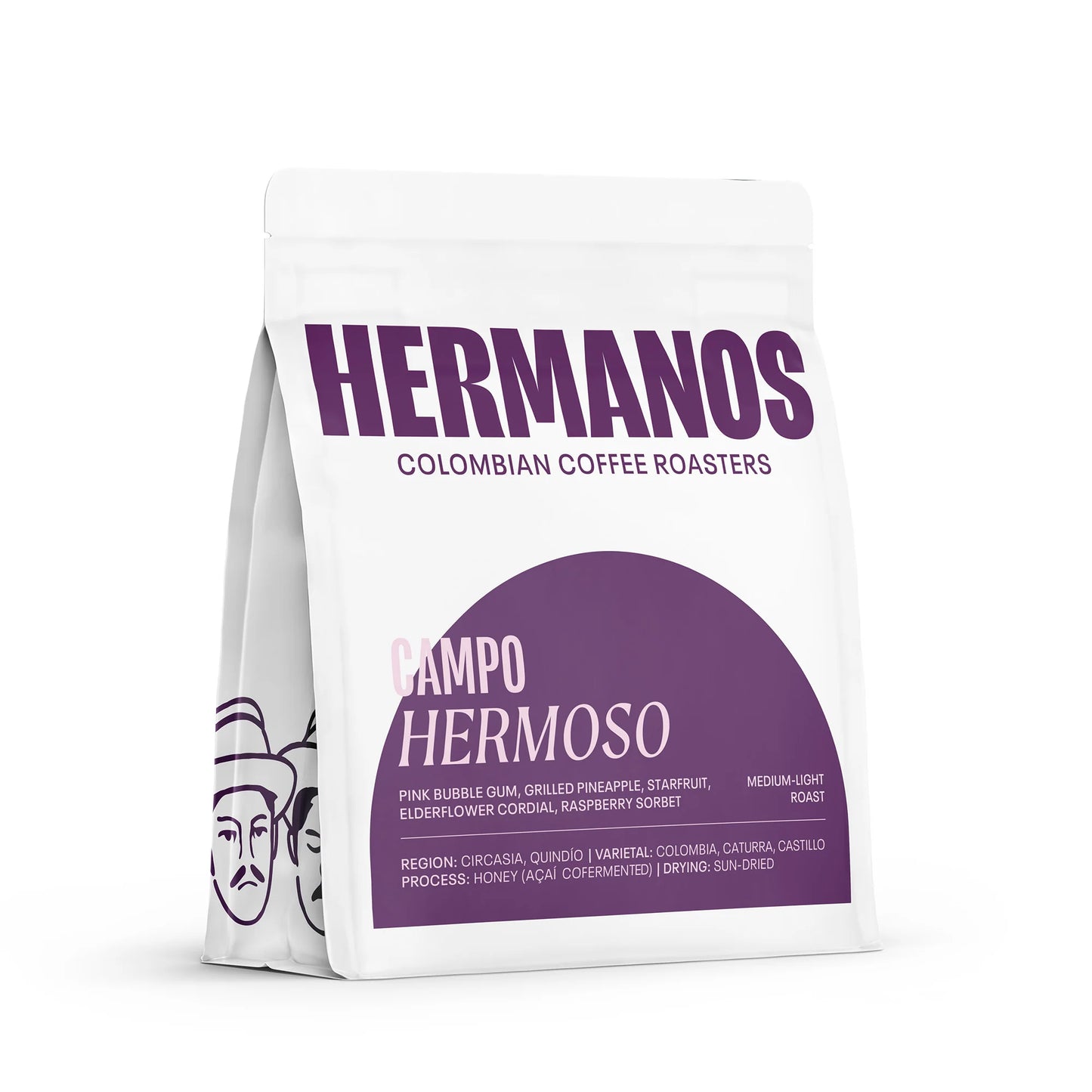 Hermanos Campo Hermoso - Colombia, Caturra, Castillo Honey (Açaí Co-Fermented) 250G