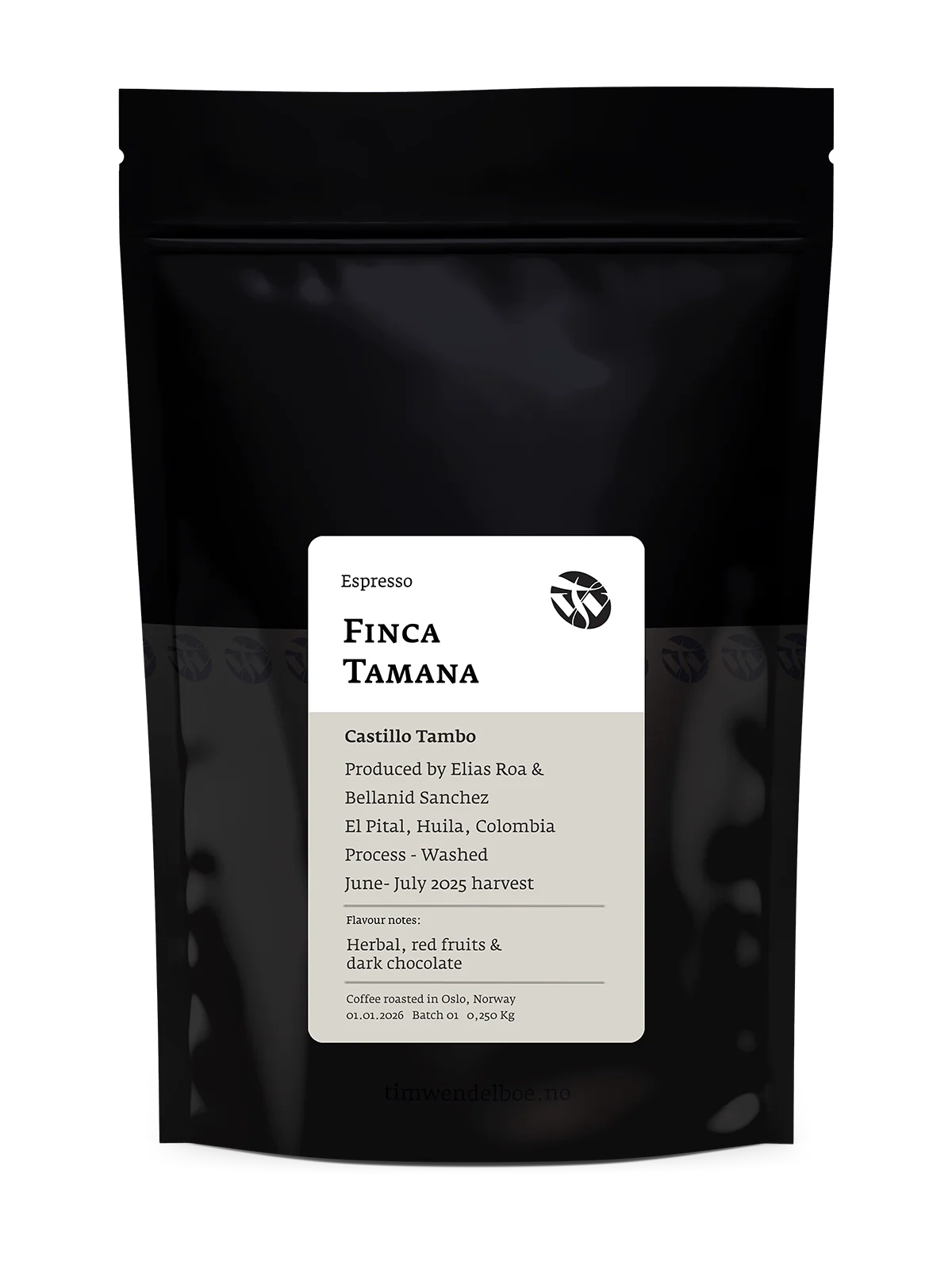 Finca Tamana Castillo Espresso - Washed Process 250G