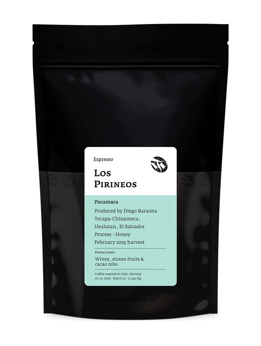 Los Pirineos Pacamara Espresso - Honey Process 250G