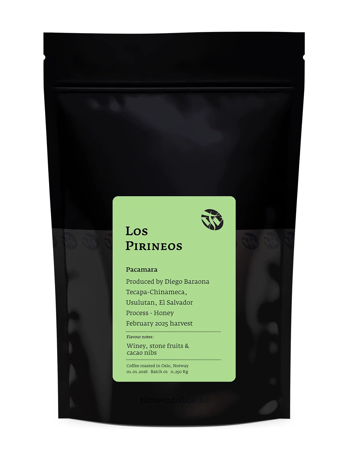 Los Pirineos Pacamara Filter - Honey Process 250G