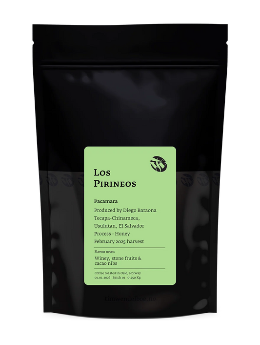 Los Pirineos Pacamara Filter - Honey Process 250G