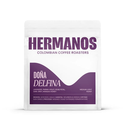 Hermanos Doña Delfina - Bourbon & Gesha, Washed (Yeast Extended Fermentation)) 250G