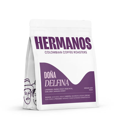 Hermanos Doña Delfina - Bourbon & Gesha, Washed (Yeast Extended Fermentation)) 250G