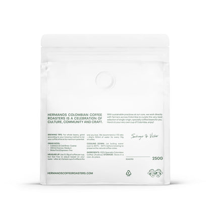 Hermanos  Las Flores - Bourbon, Cidra Natural 250G