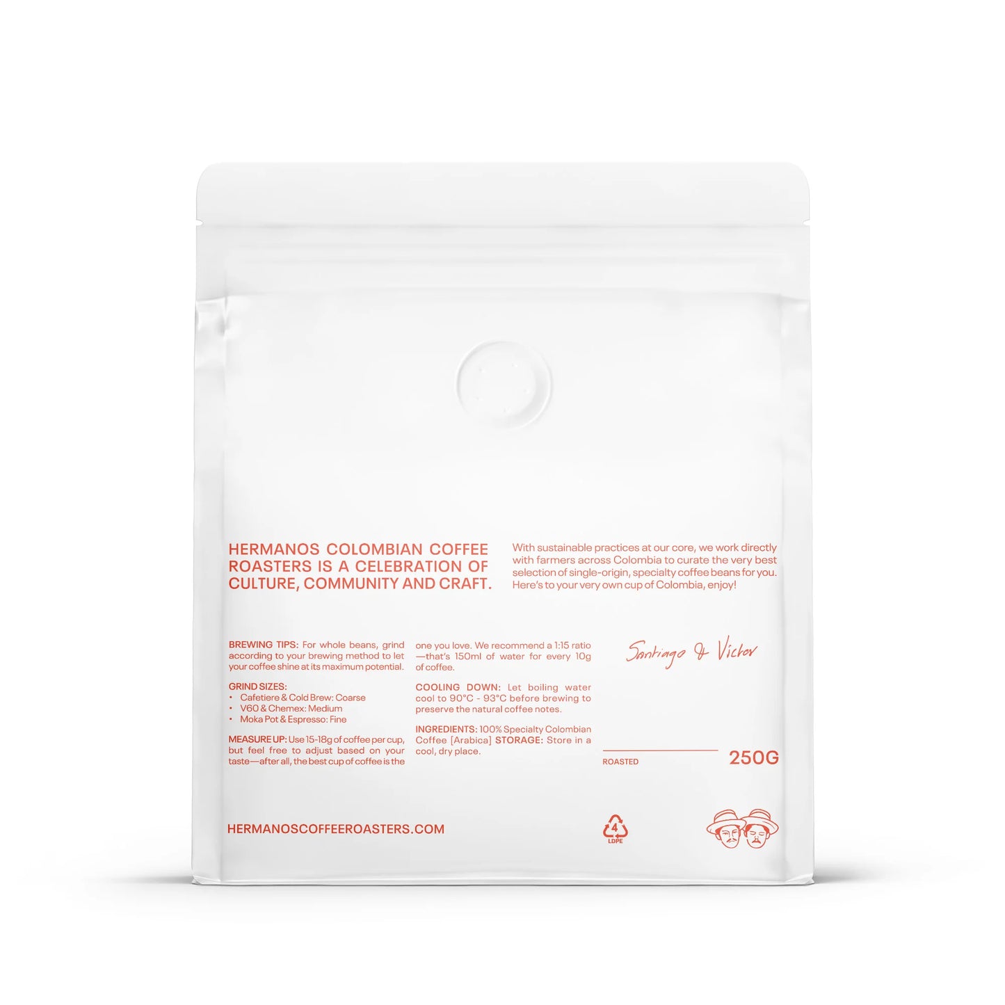 Hermanos Don Daniel - Red Bourbon Washed (Yeast Extended Fermentation) 250G